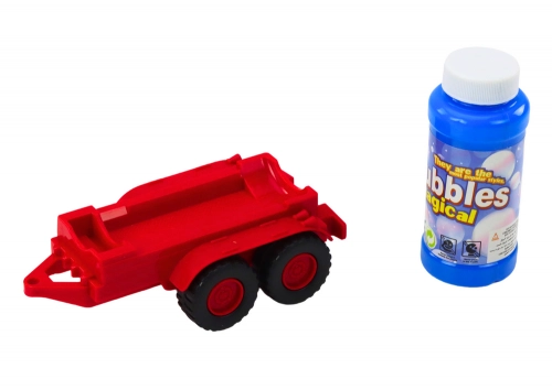 Soap Bubble Tractor Trailer Obstacle Sensor Lights Sounds