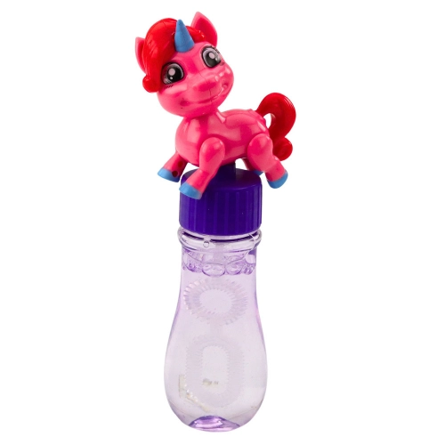 Soap Bubbles Unicorn Movable Figurine Colorful 14cm Mix