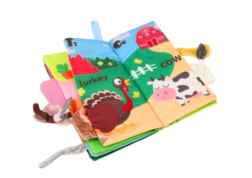 Soft Educational Book Rustling Pets
