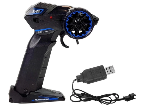 Sporta motocikls ar pulti Blue