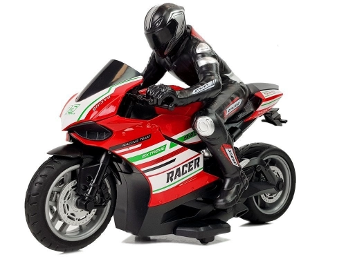 Sporta motocikls ar pulti Red