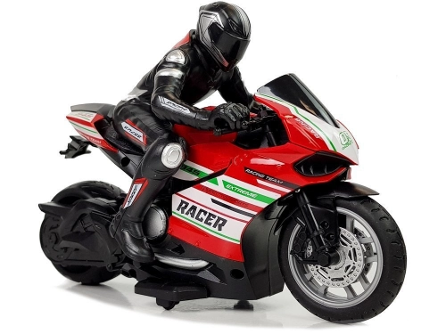 Sporta motocikls ar pulti Red