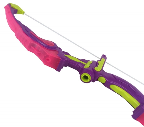 Sporting Bow Shooting Set Shield Arrows Suction Cups Pink