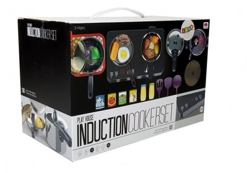 Stainless steel kitchen set Induction hob 32 elements