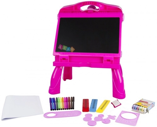 Standing Blackboard Projector - Chalk & Marker
