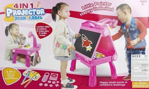 Standing Blackboard Projector - Chalk & Marker