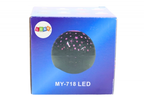 Star Projector Night Light Speaker 2in1 Black