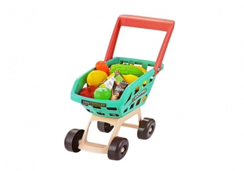 Supermarket Set. Shopping Cart. Scale. Card Reader. Scanner
