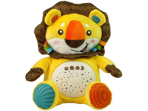 Sweet Plush Lion Colourful Star Projector Melody