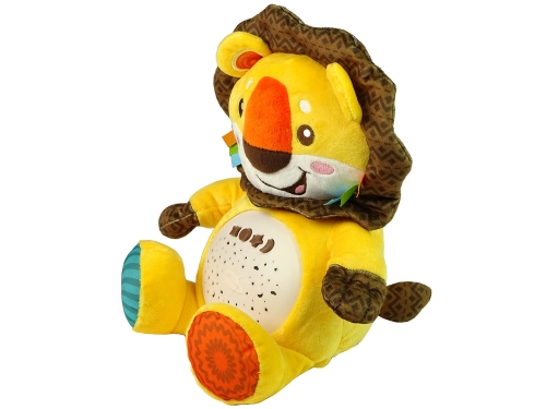 Sweet Plush Lion Colourful Star Projector Melody