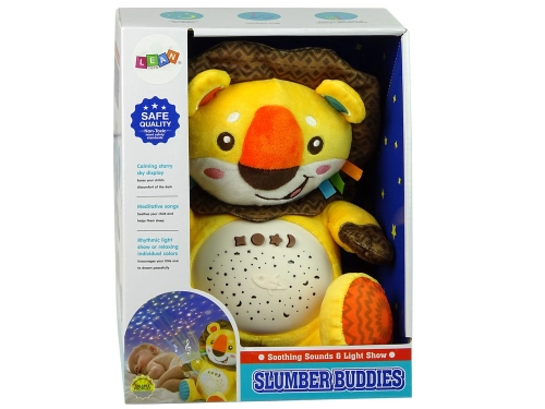 Sweet Plush Lion Colourful Star Projector Melody