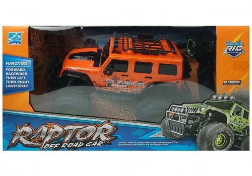 Tālvadības mašīna Off-road Jeep Orange