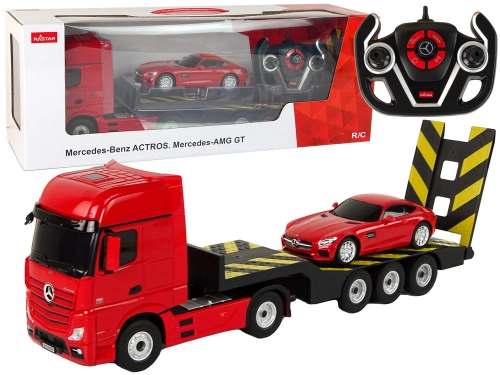 Tow truck R/C Mercedes-Benz 1:26 Red