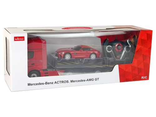 Tow truck R/C Mercedes-Benz 1:26 Red