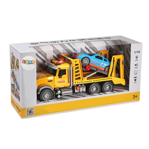 Tow Truck Roadside Assistance Car 2in1 Adjustable Lights Sounds