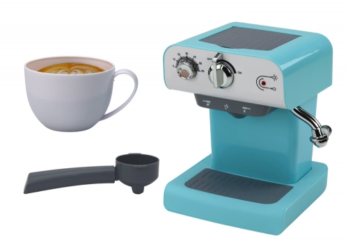 Toy Coffee Machine Home Appliances Water Steam Turquoise