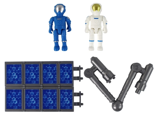Toy Space Mission Rocket Astronauts Launcher 15 Elements