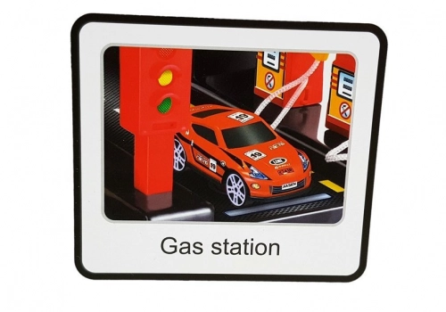 Track Parking 5-level garage with batteries, lights, elevator