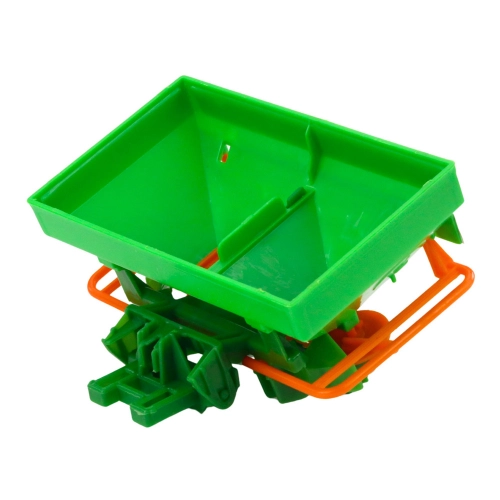 Tractor Agricultural Vehicle Farmer With Seeder Green