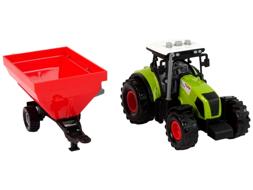 Tractor Farm Detachable Grain Trailer Sound Green