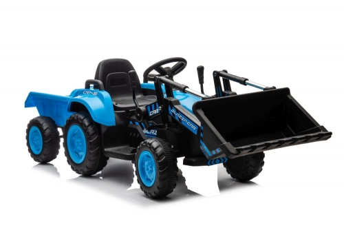 Bērnu elektriskais traktors ar kausu BW-X002A Blue