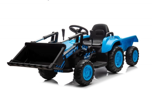Bērnu elektriskais traktors ar kausu BW-X002A Blue