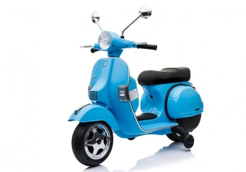 Bērnu elektriskais motocikls Vespa Blue