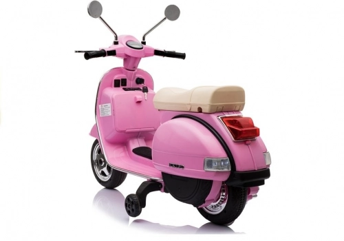 Bērnu elektriskais motocikls Vespa Pink