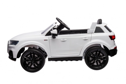Vienvietīgs elektromobilis Audi Q7 White