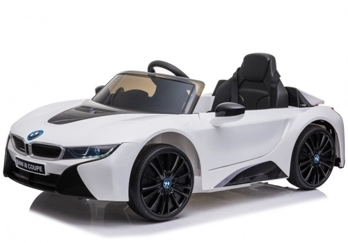 Vienvietīgs elektromobilis BMW i8 Coupe White