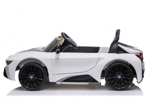 Vienvietīgs elektromobilis BMW i8 Coupe White
