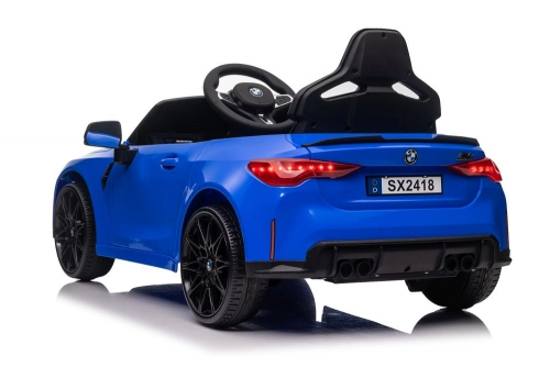 Vienvietīgs elektromobilis BMW M4 Blue