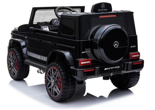 Vienvietīgs elektromobilis Mercedes G63 Black