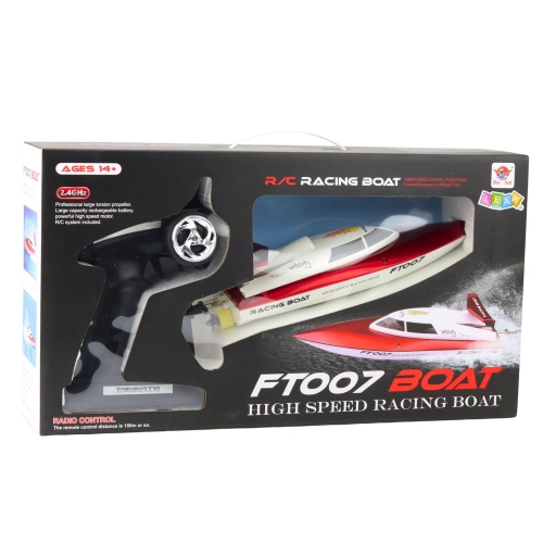 Vitality FT007 Remote Controlled RC Boat 1:16 White and Red