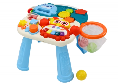 Walker Educational Pushchair Table 2in1 Interactive Panel Blue