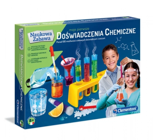 Wissenschaft & Spiel Mein Erstes Chemie-Experimente-Set Polnische Sprache Clementoni 60774