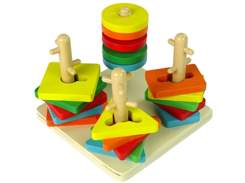 Wooden blocks Educational Hand Puzzle Shape Sorter