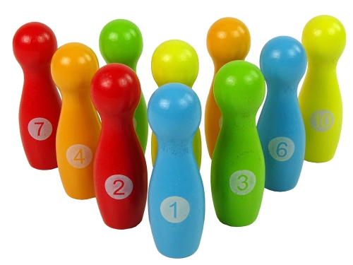 Wooden Bowling Game Bowling Alley