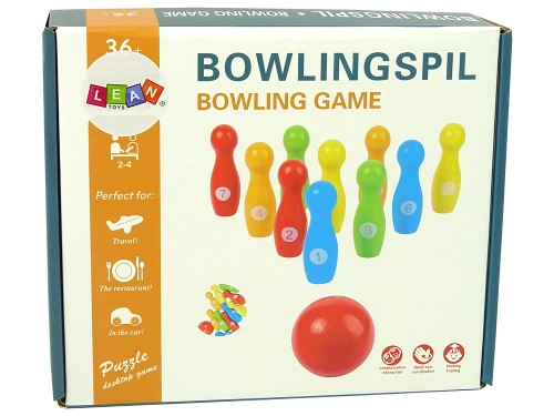 Wooden Bowling Game Bowling Alley