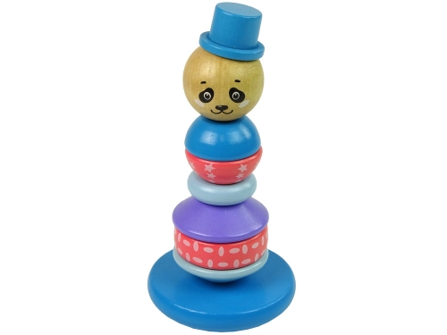 Wooden Educational Pyramid Panda Balancing Tower