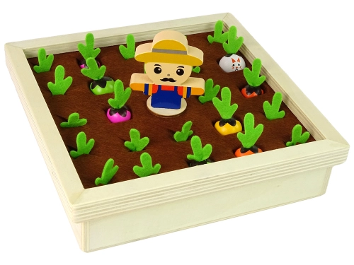 Wooden Memory Game Pull out the Radish Cards