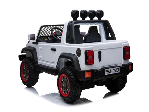Двухместный детский электромобиль YSA023 White 24V