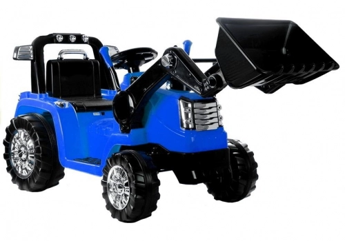 Детский электротрактор с ковшом ZP1005 Blue