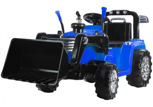 Детский электротрактор с ковшом ZP1005 Blue