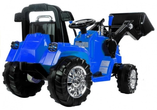 Детский электротрактор с ковшом ZP1005 Blue