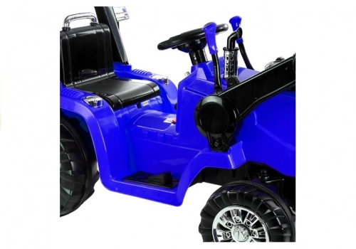 Детский электротрактор с ковшом ZP1005 Blue