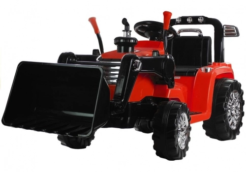 Детский электротрактор с ковшом ZP1005 Red