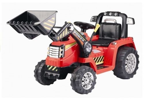 Детский электротрактор с ковшом ZP1005 Red