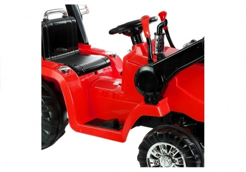 Детский электротрактор с ковшом ZP1005 Red