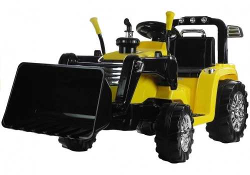Детский электротрактор с ковшом ZP1005 Yellow